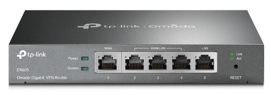 маршрутизатор TP-Link ER605, SafeStream™ Gigabit Multi-WAN VPN Router