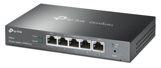 маршрутизатор TP-Link ER605, SafeStream™ Gigabit Multi-WAN VPN Router