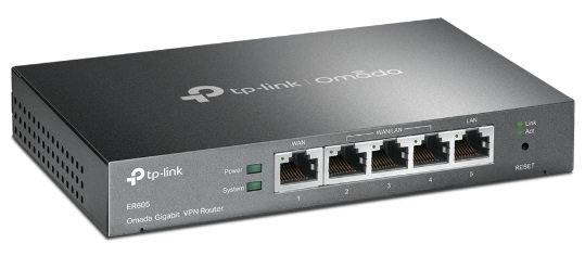 маршрутизатор TP-Link ER605, SafeStream™ Gigabit Multi-WAN VPN Router
