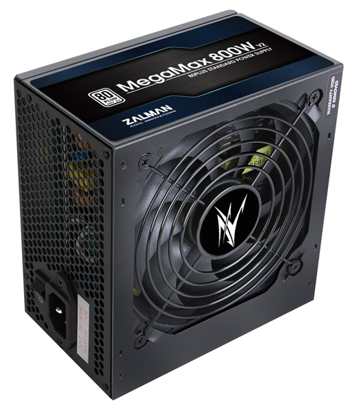 Zalman ZM800-TXII, 800W, ATX12V v2.31, APFC, 12cm Fan, 80+ 230V EU, Retail