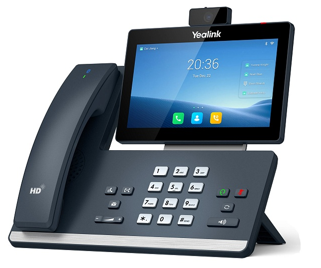 YEALINK SIP-T58W Pro with camera,  16 аккаунтов, цветной сенсорный экран 7" 1024х600, Android, WiFi, Bluetooth трубка, GigE, CAM50, без БП, шт
