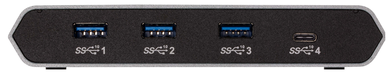 ATEN 2-Port USB-C Gen 2 Sharing Switch with Power Pass-through арт. US3342-AT