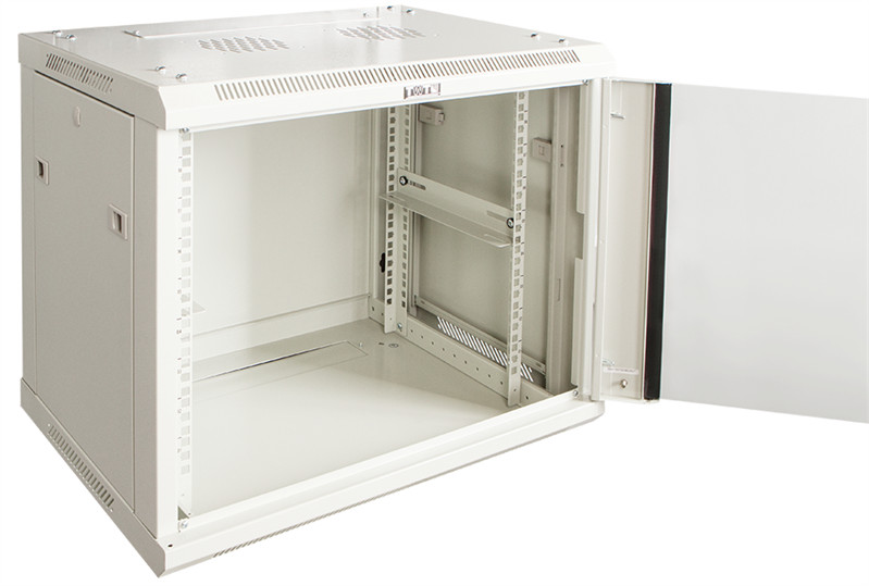 Шкаф настенный серии Pro, 4U 600x450, стеклянная дверь