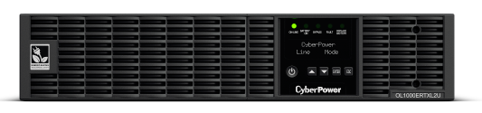 Источник бесперебойного питания CyberPower OL1000ERTXL2U Online 1000VA/900W USB/RS-232/Dry/EPO/SNMPslot/RJ11/45/ВБМ (8 IEC С13)