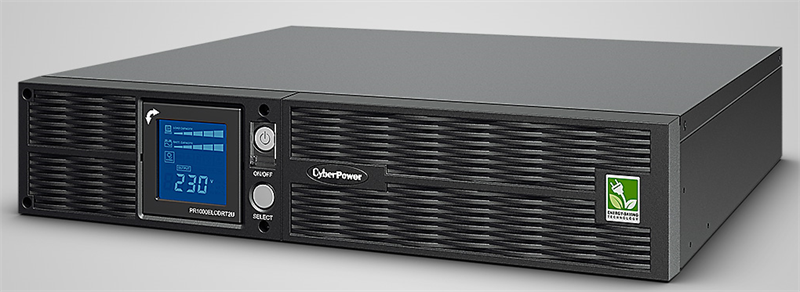 CyberPower PR1000ELCDRT2UA Line-Interactive 1000VA/900W USB/RS-232/Dry/EPO/SNMPslot/RJ11/45 (8 IEC С13)