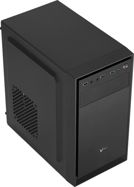 корпус Formula V Line CS-104 mATX USB3.0x1/USB2.0x2/audio (ex Aerocool) (существенное повреждение коробки)