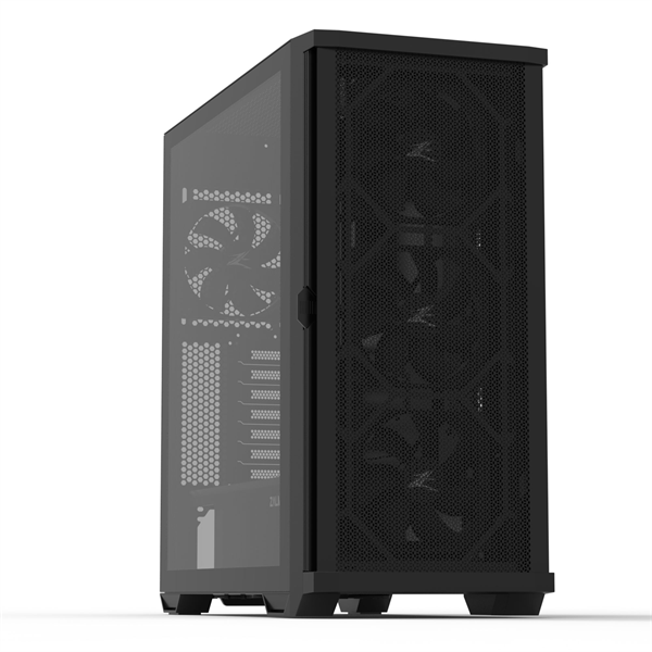 корпус ZALMAN Z10, ATX, BLACK, WINDOW, 2x3.5", 2x2.5", 2xUSB3.0, 1xUSB 3.1 Type-C, FRONT 3x140mm, REAR 1x120mm