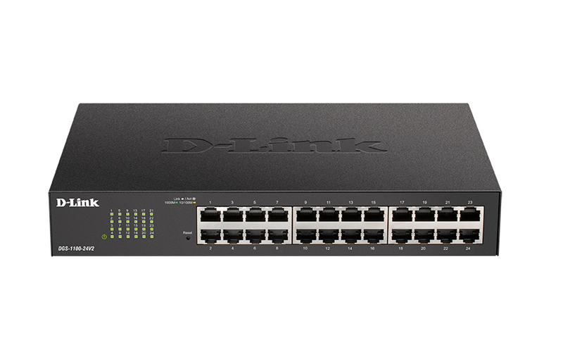 D-Link Настраиваемый L2 коммутатор, 24х1000Base-T арт. DGS-1100-24V2/A2A