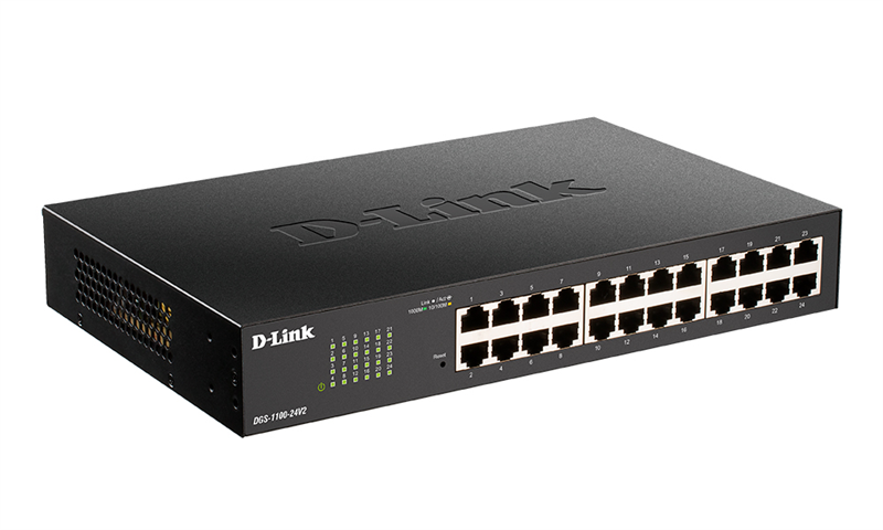 D-Link Настраиваемый L2 коммутатор, 24х1000Base-T арт. DGS-1100-24V2/A2A