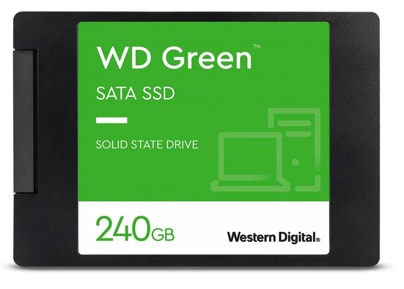 Твердотельный накопитель Western Digital Green SSD 2,5” SATA 240Gb, WDS240G3G0A, 1 year, (аналог WDS240G2G0A)