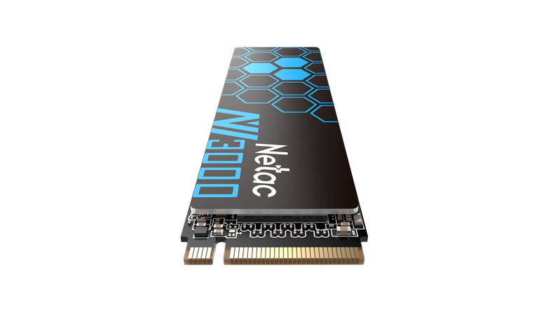 SSD накопитель Netac SSD NV3000 2TB PCIe 3 x4 M.2 2280 NVMe 3D NAND, R/W up to 3300/2900MB/s, IOPS(R4K) 320K/280K, TBW 1200TB, with heat sink, 5y wty
