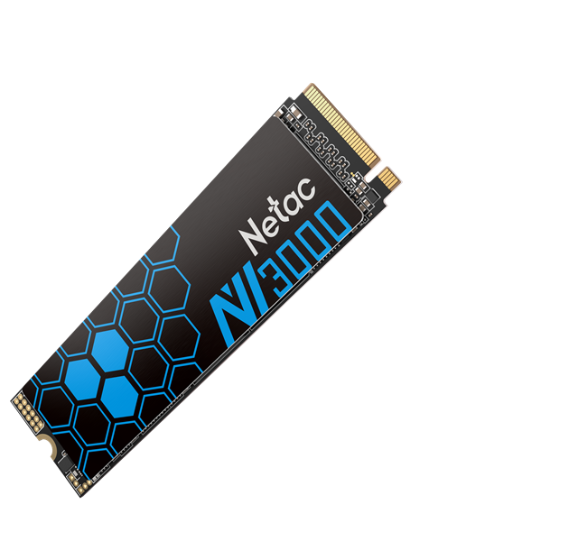 SSD накопитель Netac SSD NV3000 2TB PCIe 3 x4 M.2 2280 NVMe 3D NAND, R/W up to 3300/2900MB/s, IOPS(R4K) 320K/280K, TBW 1200TB, with heat sink, 5y wty