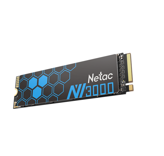 SSD накопитель Netac SSD NV3000 2TB PCIe 3 x4 M.2 2280 NVMe 3D NAND, R/W up to 3300/2900MB/s, IOPS(R4K) 320K/280K, TBW 1200TB, with heat sink, 5y wty