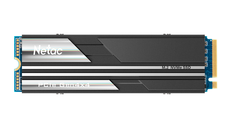 SSD накопитель Netac SSD NV5000 1TB PCIe 4 x4 M.2 2280 NVMe 3D NAND, R/W up to 5000/4400MB/s, IOPS(R4K) 400K/530K, TBW 640TB, with heat sink, 5y wty