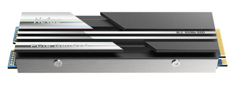 SSD накопитель Netac SSD NV5000 1TB PCIe 4 x4 M.2 2280 NVMe 3D NAND, R/W up to 5000/4400MB/s, IOPS(R4K) 400K/530K, TBW 640TB, with heat sink, 5y wty