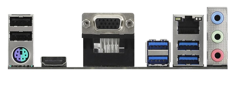 Материнская плата ASROCK A520M-HVS, AM4, A520, 2*DDR4, 4*SATA, 1*M.2, 4*USB 3.2, 2*USB 2.0, 1*PCIx16, 1*PCIx1, D-Sub+HDMI, mATX