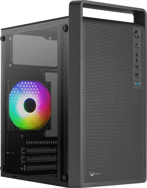 корпус Formula V Line CS-109-G mATX USB3.0x1/USB2.0x2/audio (ex Aerocool)