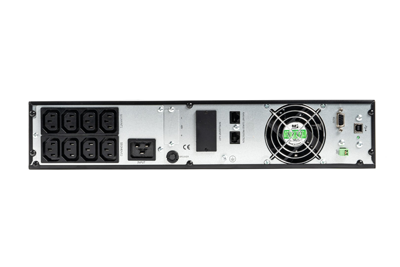 (8954) Бастион SKAT-UPS 2000 RACK+4X9Ah исп. E 220В, 2000ВА (1800 Вт) On-Line, АКБ 4х9Ач, 4 шт, время резерва 3 мин. IEC C13 — 8 шт.