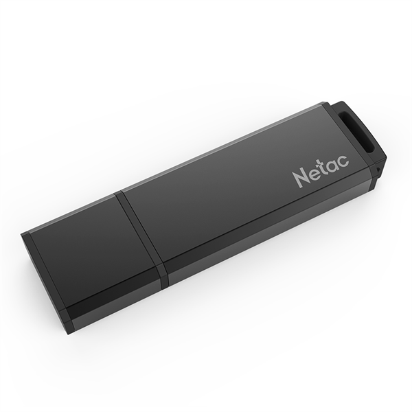 Netac U351 64GB USB2.0 Flash Drive, aluminum alloy housing арт. NT03U351N-064G-20BK
