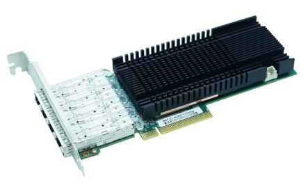 LR-Link NIC PCIe x8, 4 x 10G SFP+, Intel 82599ES chipset (FH+LP) арт. LRES1024PF-4SFP+