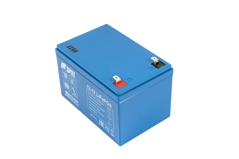 (646) Бастион Skat i-Battery 12-12 LiFePO4 АКБ LI-ION 12В/12Ач/F2/-20°C- +60°C/IFR 26650/4S4P/Срок службы 10 лет/5 л.г