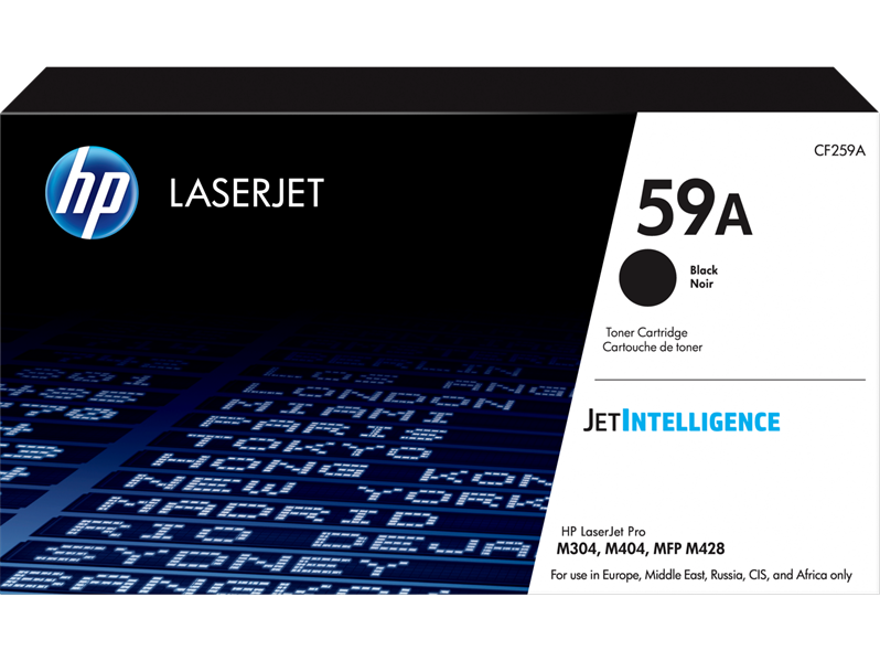 Cartridge HP 59A для LJ M404/M406/M428/M430/M304, черный (3 000 стр.) (незначительное повреждение коробки) HP Inc. арт. CF259A-NC1