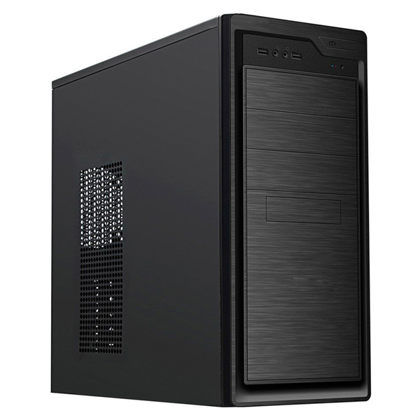MidiTower Powerman BA831 Black PM-600ATX-F U3.0*2+A(HD) ATX, mATX