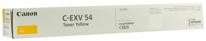 Canon C-EXV54 Yellow for iR C3025/C3025i/C3125i (8 500 pgs.) арт. 1397C002