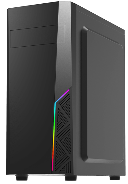 ZALMAN T8, ATX, BLACK, 1x5.25", 2x3.5", 2x2.5", 2xUSB2.0, 1xUSB3.0, REAR 1x120mm (незначительное повреждение коробки)