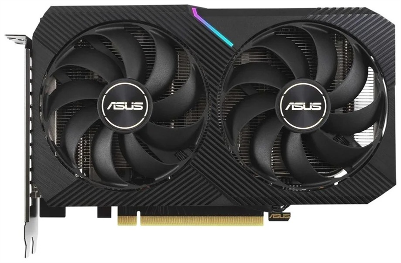 ASUS DUAL-RTX3060-O12G-V2//RTX3060 HDMI*1 DP*3 12G D6; 90YV0GB2-M0NA10 (незначительное повреждение коробки) арт. DUAL-RTX3060-O12G-V2-NC1