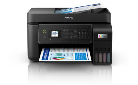 Epson L5290, A4, 5760x1440dpi, ADF30, 103 INK, Fax, Ethernet (RJ-45), USB 2.0, Wi-Fi (аналог C11CJ65512/C11CJ65508/C11CJ65407) арт. C11CJ65409