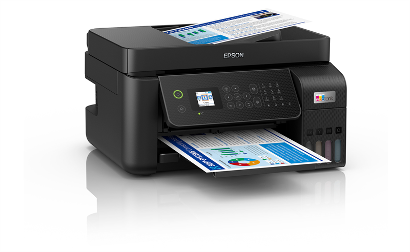 Epson L5290, A4, 5760x1440dpi, ADF30, 103 INK, Fax, Ethernet (RJ-45), USB 2.0, Wi-Fi (аналог C11CJ65512/C11CJ65508/C11CJ65407) арт. C11CJ65409