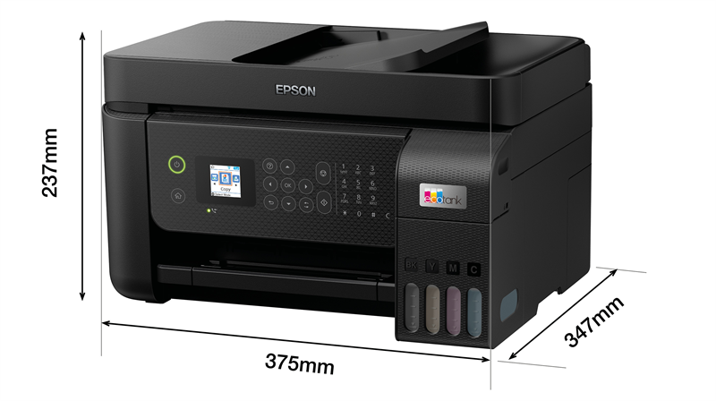 Epson L5290, A4, 5760x1440dpi, ADF30, 103 INK, Fax, Ethernet (RJ-45), USB 2.0, Wi-Fi (аналог C11CJ65512/C11CJ65508/C11CJ65407) арт. C11CJ65409