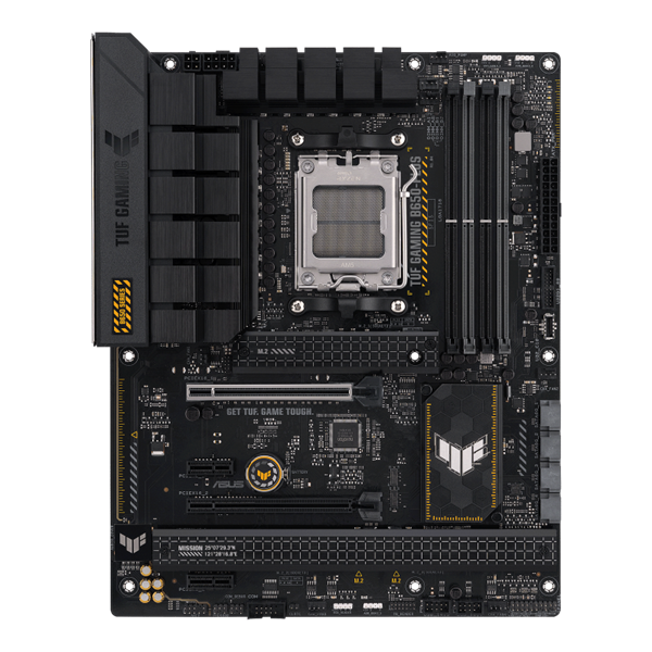 Материнская плата ASUS TUF GAMING B650-PLUS, AM5, B650, 4*DDR5, 4*SATA, 3*M.2, 2*USB 3.2, 4*USB 2.0, Type-C, 3*PCIx16, 2*PCIx1, DP+HDMI, ATX; 90MB1BY0-M0EAY0