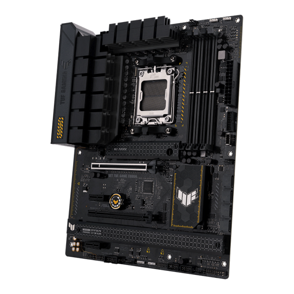 Материнская плата ASUS TUF GAMING B650-PLUS, AM5, B650, 4*DDR5, 4*SATA, 3*M.2, 2*USB 3.2, 4*USB 2.0, Type-C, 3*PCIx16, 2*PCIx1, DP+HDMI, ATX; 90MB1BY0-M0EAY0