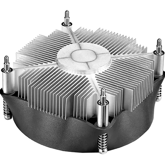 DEEPCOOL THETA 15 PWM 1700 LGA1700 низкопрофильный 52mm (64шт/кор, TDP 65W, PWM, Fan 100mm, на винтах) Color BOX (DP-ICAS-T15P-17)
