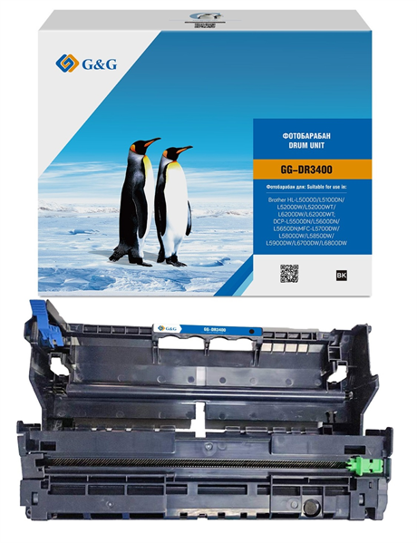 G&G drum-cartridge for Brother HL-L5000D/L5100DN/L5200DW/L5200DWT/L6200DW/L6200DWT;DCP-L5500DN/L5600DN/L5650DN;MFC-L5700DW/L5800DW/L5850DW/L5900DW/L6700DW/L6800DW without chip 30000 pages гарантия 12