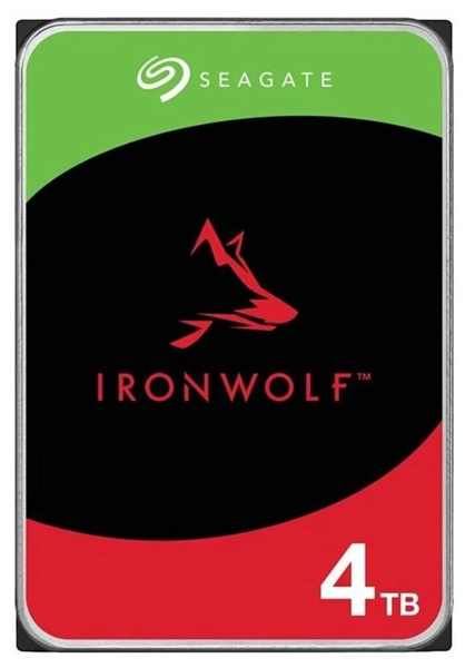 4TB Seagate Ironwolf (ST4000VN006) {SATA 6.0Gb/s, 5400 rpm, 256mb buffer, 3.5", для NAS}