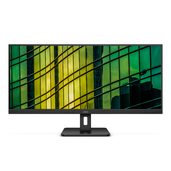34" AOC U34E2M 3440x1440, LED, 21:9, VA, 300cd, 4000:1, 20M:1, 4ms, 178/178, 2*HDMI, DP, 100Hz, Tilt, Внут, VESA, Black, 3y