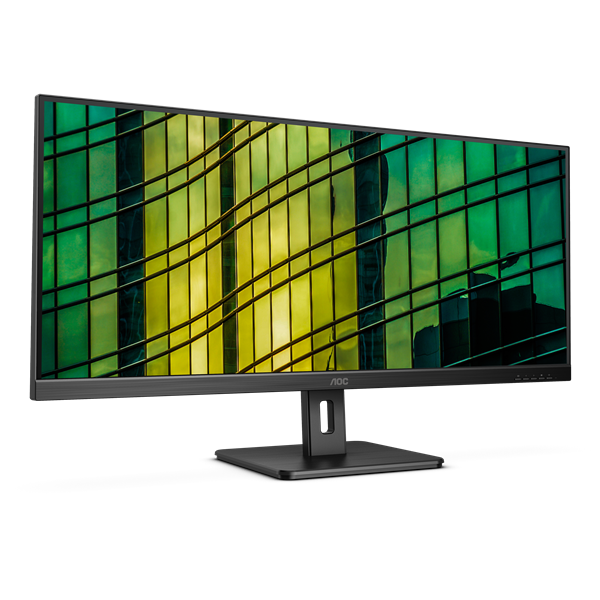 34" AOC U34E2M 3440x1440, LED, 21:9, VA, 300cd, 4000:1, 20M:1, 4ms, 178/178, 2*HDMI, DP, 100Hz, Tilt, Внут, VESA, Black, 3y