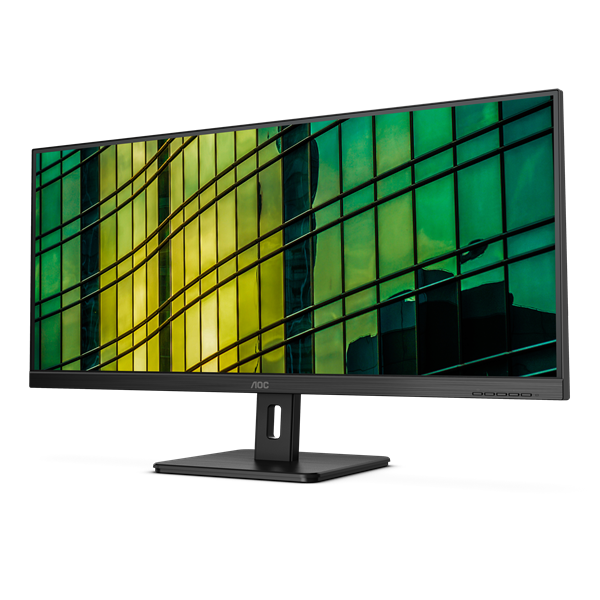 34" AOC U34E2M 3440x1440, LED, 21:9, VA, 300cd, 4000:1, 20M:1, 4ms, 178/178, 2*HDMI, DP, 100Hz, Tilt, Внут, VESA, Black, 3y