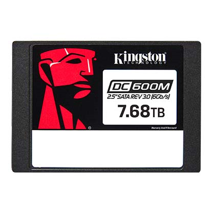 Kingston Enterprise SSD 7,68TB DC600M 2.5" SATA 3 R560/W530MB/s 3D TLC MTBF 2M 94 000/34 000 IOPS 14016TBW 1 Year Warrаnty арт. SEDC600M/7680G