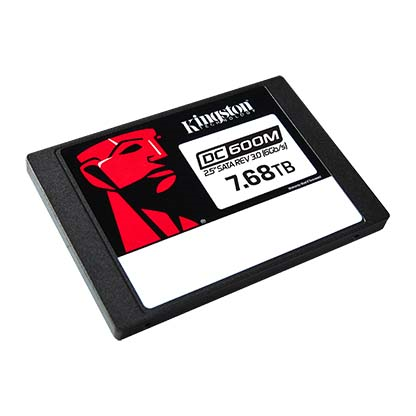 Kingston Enterprise SSD 7,68TB DC600M 2.5" SATA 3 R560/W530MB/s 3D TLC MTBF 2M 94 000/34 000 IOPS 14016TBW 1 Year Warrаnty арт. SEDC600M/7680G