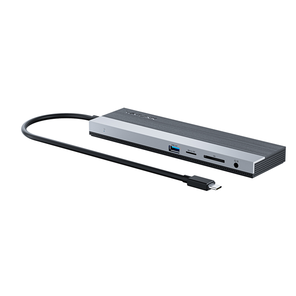 док-станция Docking Station WAVLINK USB-C Triple Display /85W PowerDelivery/2xUSB3.0/2xUSB2.0/1xUSB C/1xDP/2xHDMI/1xGigabit LAN/1xAudio In/Out/1xSD/Micro SD CardReader