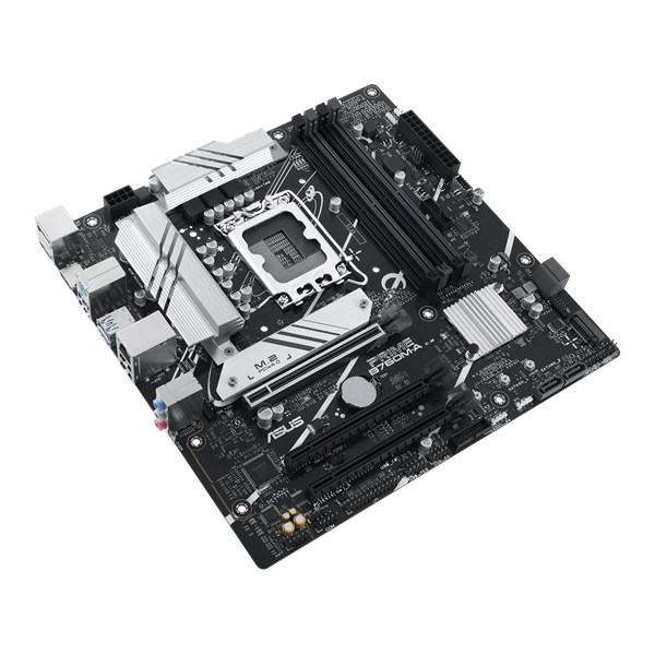 ASUS PRIME B760M-A-CSM (Socket 1700, mATX, 4xDDR5(128GB), DP/2xHDMI, 3xPCIe 4.0x16, 4xSATA 6Gb/s, 2*M2, 2,5xLAN, 2xUSB 3.1, 4xUSB 2.0, 1xPS/2)