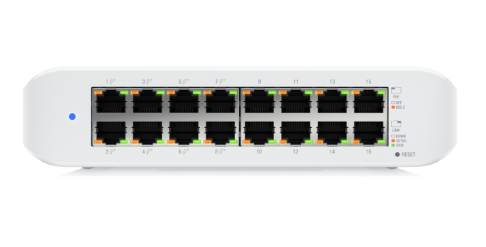 Коммутатор Ubiquiti UniFi Switch USW-Lite-16-PoE