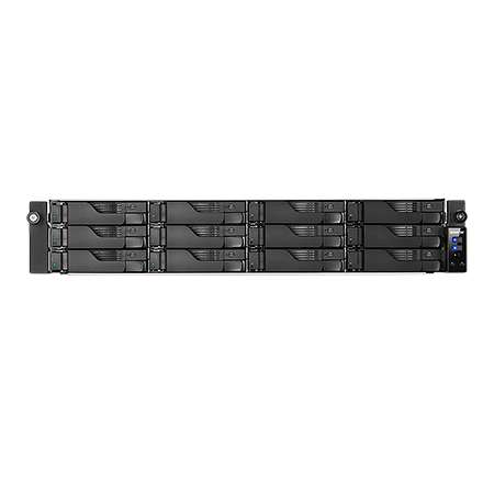 Сетевое хранилище ASUSTOR AS6512RD 12Bay/Intel Atom C3538, 2.1GHz/8GB DDR4/noHDD,LFF(HDD,SSD),/2x1GbE(LAN)/4xUSB3.2