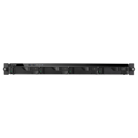 Сетевое хранилище ASUSTOR AS6504RS 4Bay/Intel Atom C3538, 2.1GHz/8GB DDR4/noHDD,LFF(HDD,SSD),/2x1GbE(LAN)/4xUSB3.2
