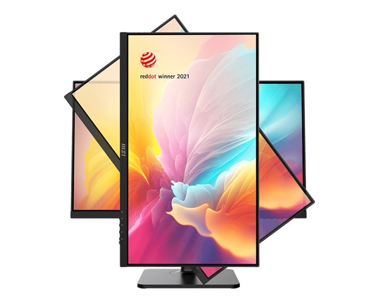 MSI Modern MD2412P 23.8" 16:9 FHD(1920x1080) IPS Flat,1ms(MPRT),1000:1,100M:1,300nit,178/178,HDMI 1.4,USB-C,Speaker,Tilt,Swivel,Height,Pivot,VESA,100Hz,Black,1y war-ty арт. 9S6-3PA59H-095