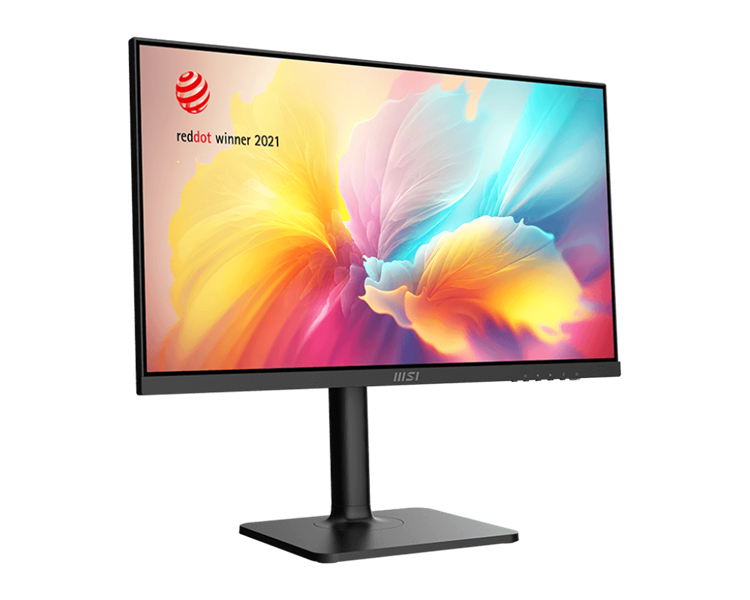 MSI Modern MD2412P 23.8" 16:9 FHD(1920x1080) IPS Flat,1ms(MPRT),1000:1,100M:1,300nit,178/178,HDMI 1.4,USB-C,Speaker,Tilt,Swivel,Height,Pivot,VESA,100Hz,Black,1y war-ty арт. 9S6-3PA59H-095